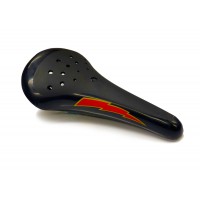 Old School BMX Elina Style BMX Seat Black with Lightning Bolt by Old School  BMX